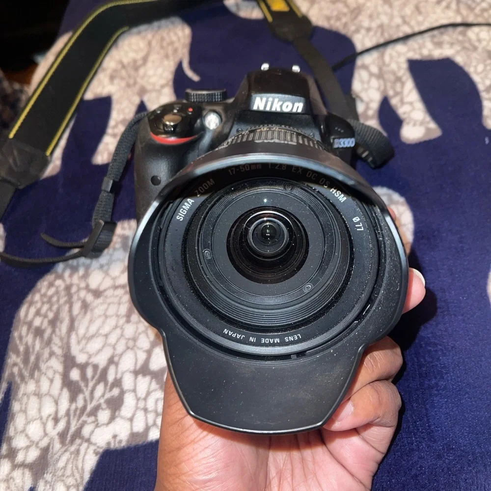brand new camera haven’t used with brand new lens.